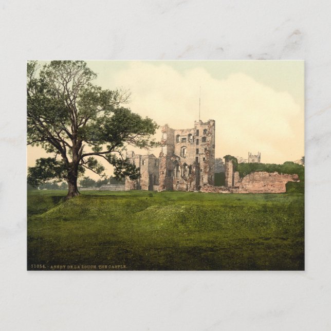 Ashby-de-la-Zouch Castle, Leicestershire, England Postcard (Front)