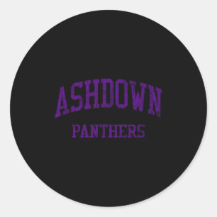 Ashdown High School Hs Ar Classic Round Sticker