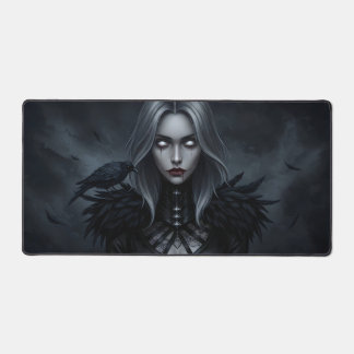Ashen Widow Desk Mat