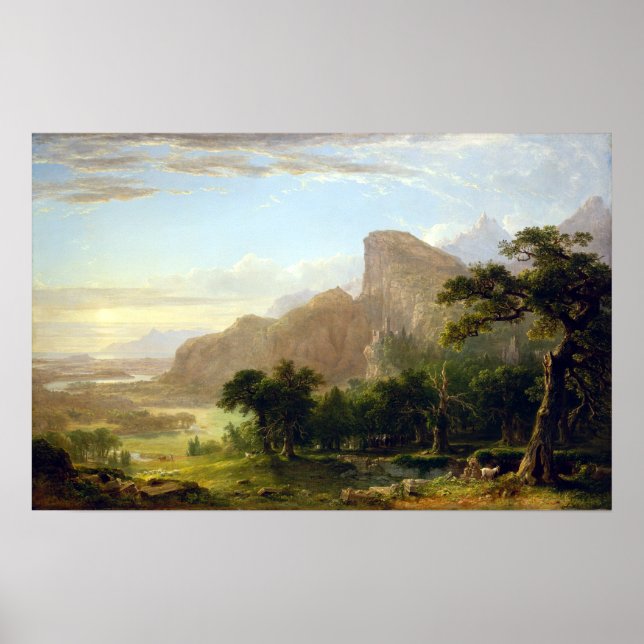 Asher Brown Durand Landscape Thanatopsis Poster (Front)