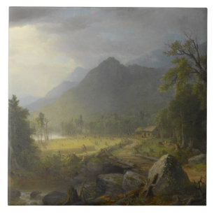 Asher Brown Durand - The First Harvest Tile