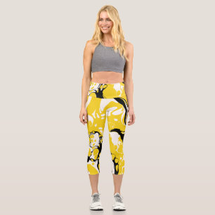Asher - Liquify Abstraction Capri Leggings
