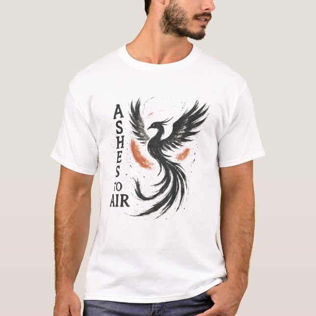 Ashes To Air Rising Phoenix Mark T-Shirt (Devant)
