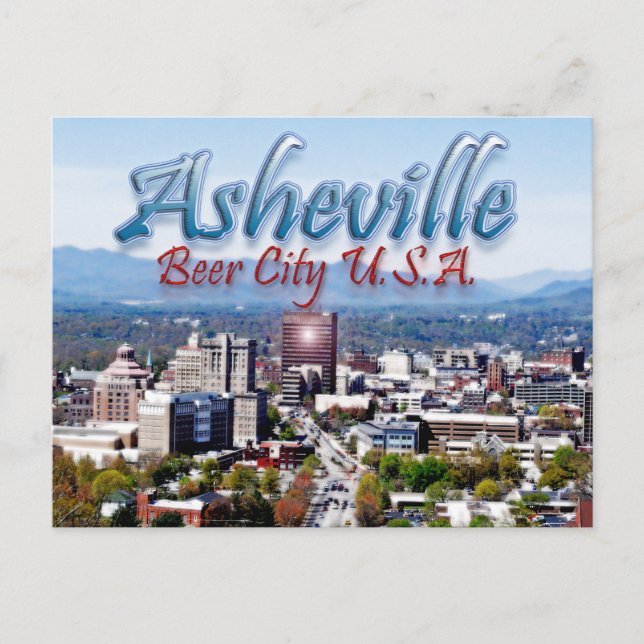 Asheville Beer City USA Postcard (Front)