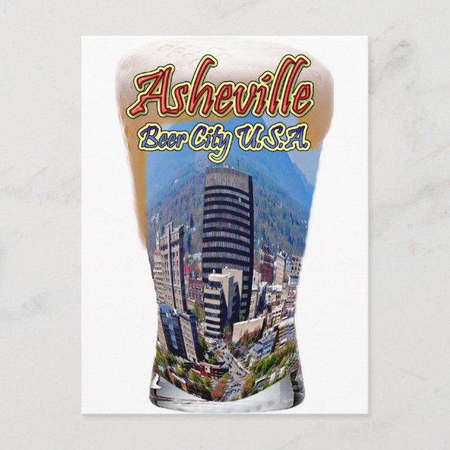 Asheville Beer City USA Postcard (Front)