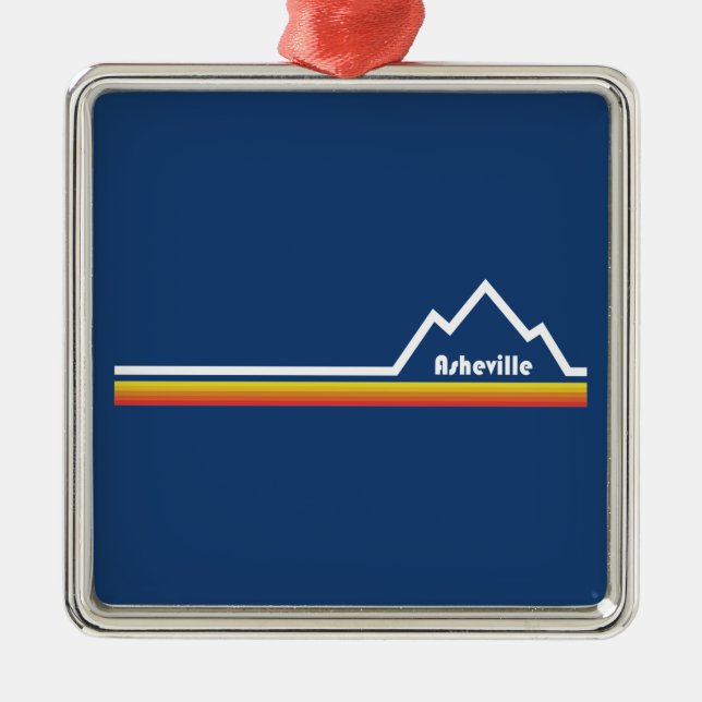 Asheville Metal Ornament (Front)