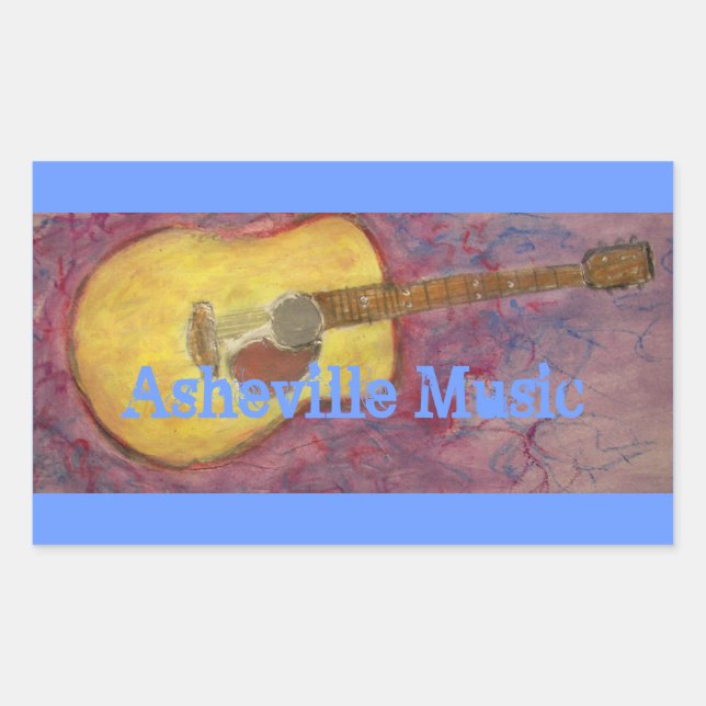 Asheville Music Sticker (Front)