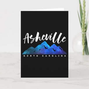 Asheville North Carolina Camping Hiking Skiing Fam Card