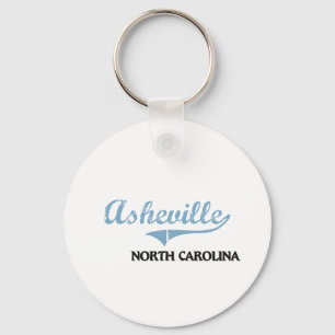 Asheville North Carolina City Classic Keychain