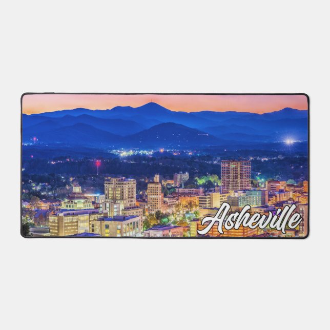 Asheville, North Carolina, USA Desk Mat (Front)