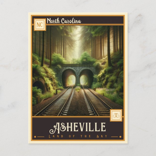 Asheville, North Carolina | Vintage Postcard (Front)