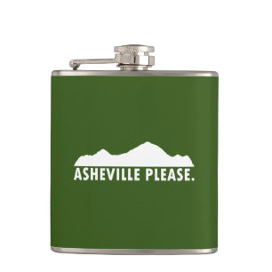 Asheville Please Hip Flask