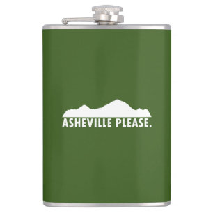 Asheville Please Hip Flask