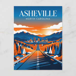 Asheville USA Postcard