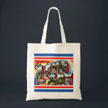 Asheville's Land of the Sky Canvas Tote Bag<br><div class="desc">A wonderful vintage postcard greeting from The Land of the Sky - Asheville, North Carolina repurposed! The back of the bag can be customized / personalized.</div>