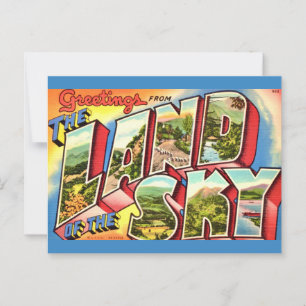  Asheville's Land of the Sky Postcard