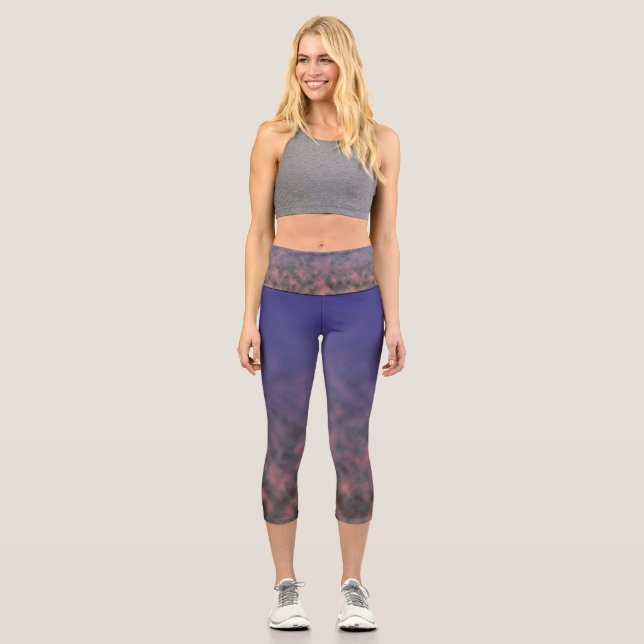 Ashfall Afterglow Capri Leggings (Front)