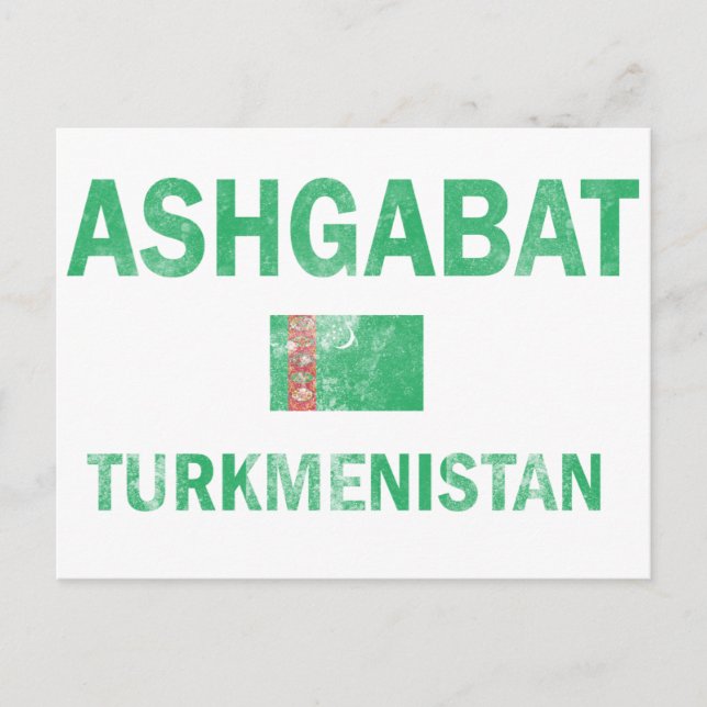 Ashgabat Turkmenistan Designs Postcard (Front)