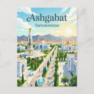 Ashgabat Turkmenistan Postcard