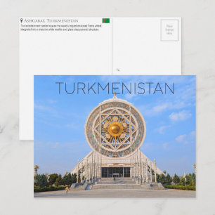Ashgabat, Turkmenistan Travel Postcard