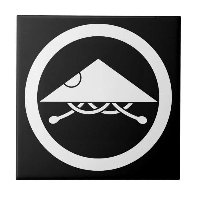 Ashigaru helmet in circel tile (Front)