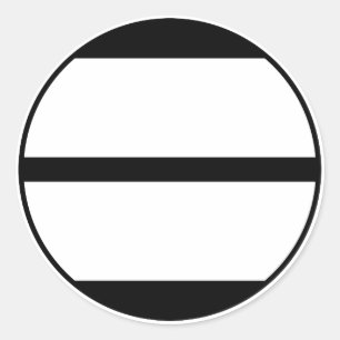 Ashikaga Futari Hiki Classic Round Sticker