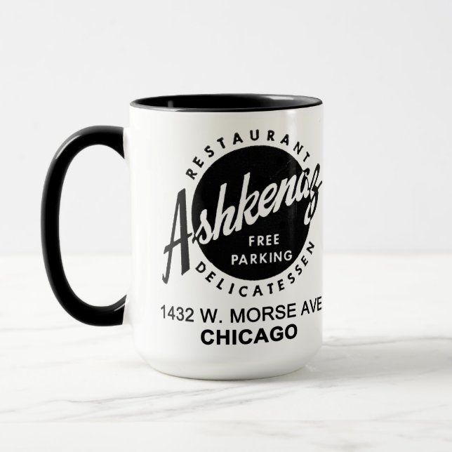 Ashkenaz Delicatessen Restaurant, Chicago Mug (Left)