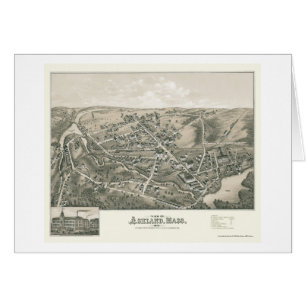 Ashland, carte panoramique de mA - 1878