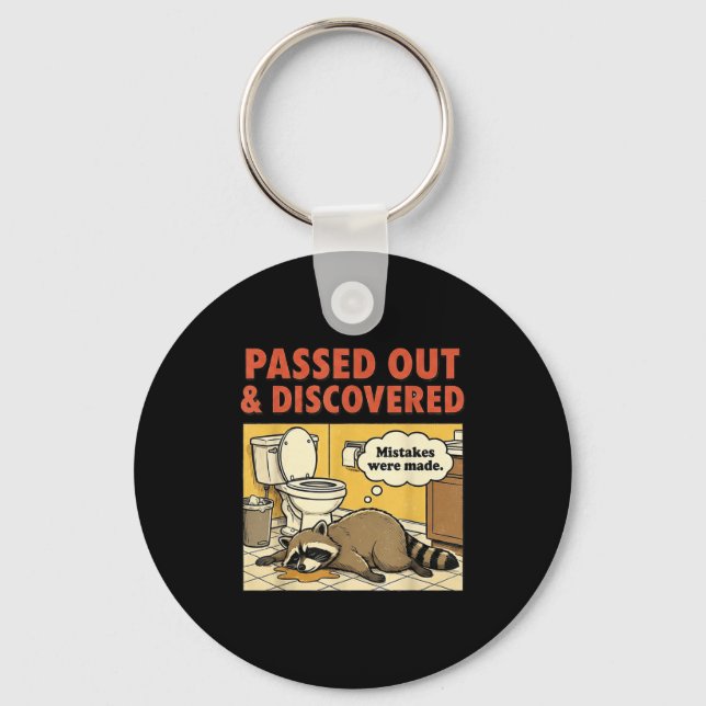 Ashland Liquor Bandit Raccoon Funny  Keychain (Front)