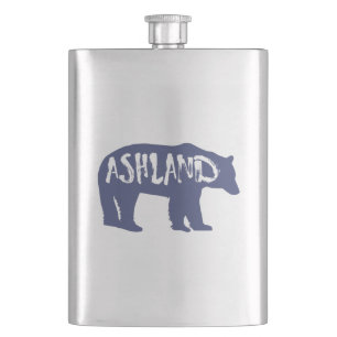 Ashland Oregon Bear Hip Flask