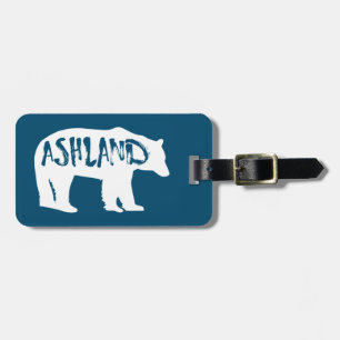 Ashland Oregon Bear Luggage Tag