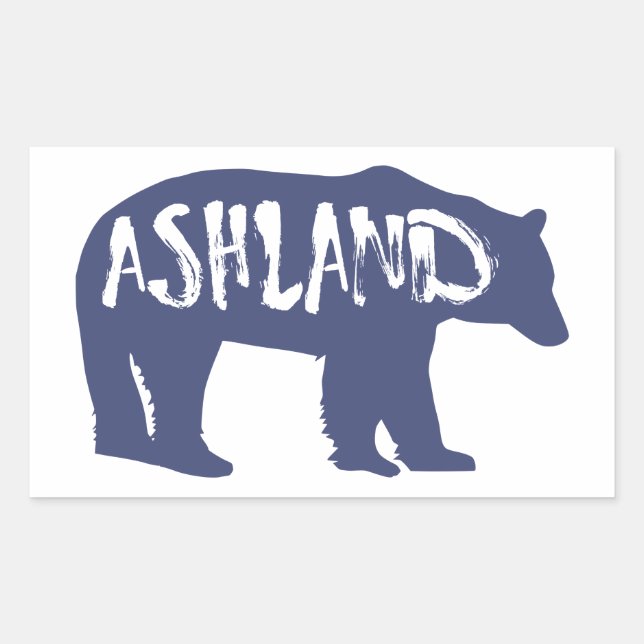 Ashland Oregon Bear Sticker (Front)