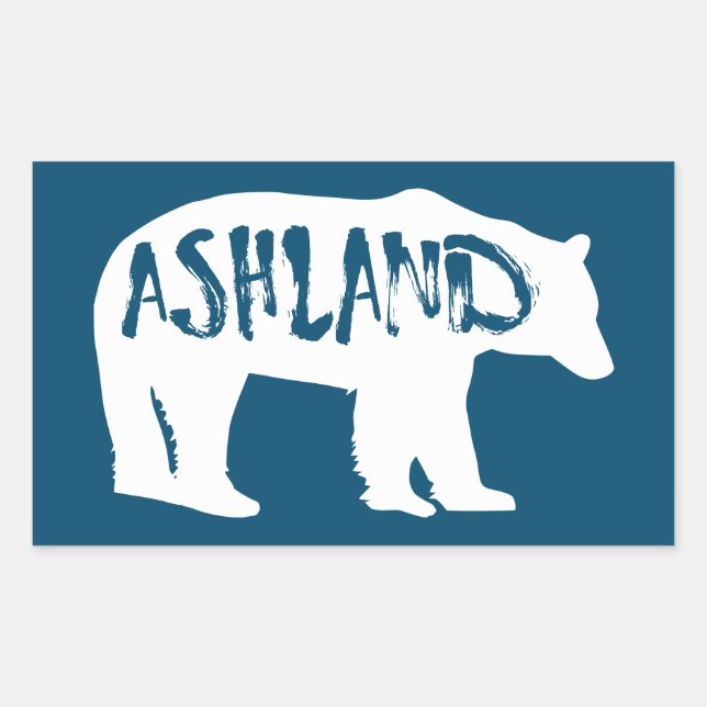 Ashland Oregon Bear Sticker (Front)