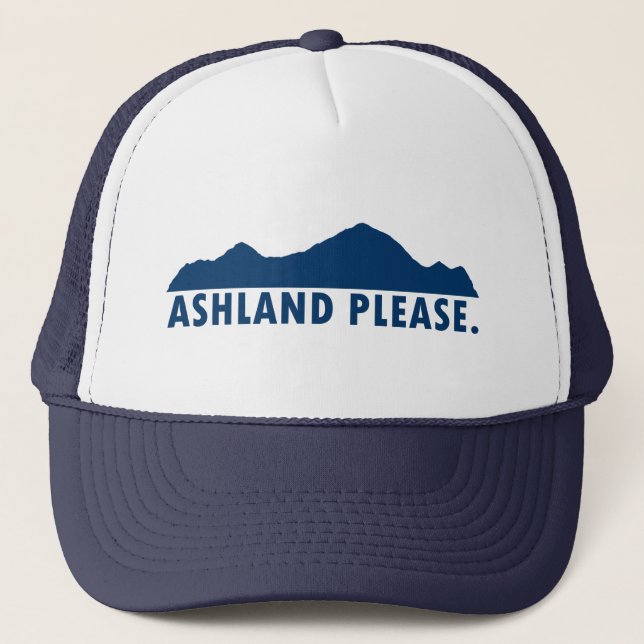 Ashland Oregon Please Trucker Hat (Front)