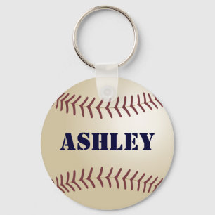 Ashley Baseball Keychain by 369MyName