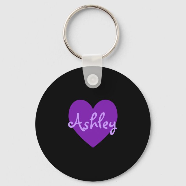 Ashley in Purple Keychain (Front)