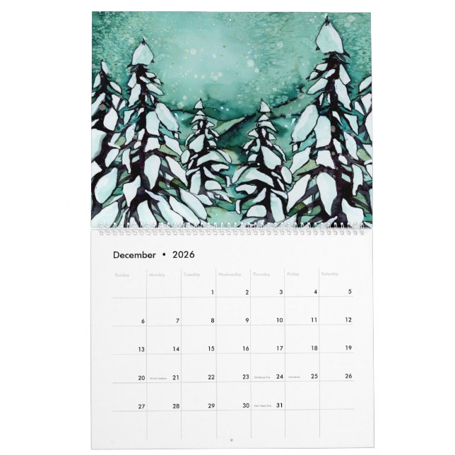 Ashley Seabolt Originals - Calendrier 2025 (Dec 2026)