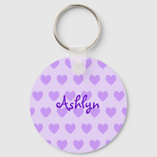 Ashlyn in Purple Keychain