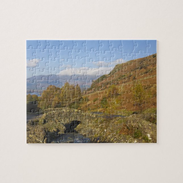 Ashness Bridge, Lake District, Cumbria, England Jigsaw Puzzle (Horizontal)