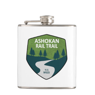 Ashokan Rail Trail New York Hip Flask