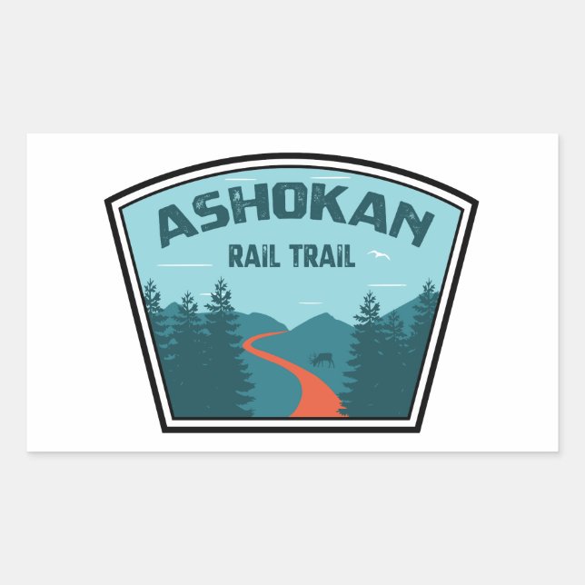 Ashokan Rail Trail New York Sticker (Front)