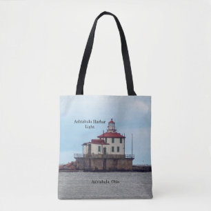 Ashtabula Harbour Light all over tote bag