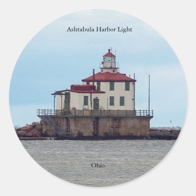 Ashtabula Harbour Light sticker (Front)