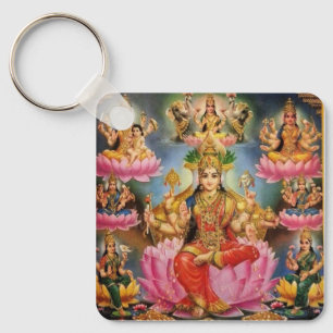 Ashtalakshmi - Eight forms of Lakshmi Keychain