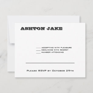Ashton Bar Mitzvah RSVP
