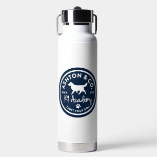 Ashton & Co. K9 Academy White Water Bottle