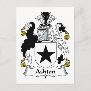 Ashton Family Crest Postcard