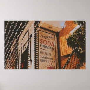 Ashton Lane - Glasgow - Scotland    Poster