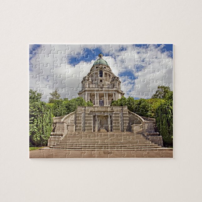 Ashton Memorial in Lancaster souvenir photo Jigsaw Puzzle (Horizontal)