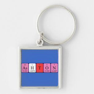 Ashton periodic table name keyring